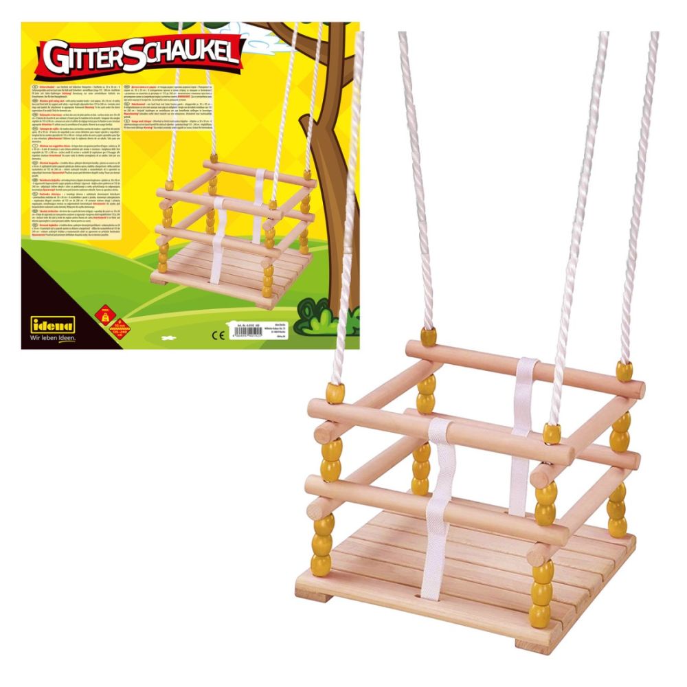 Gitterschaukel aus Holz